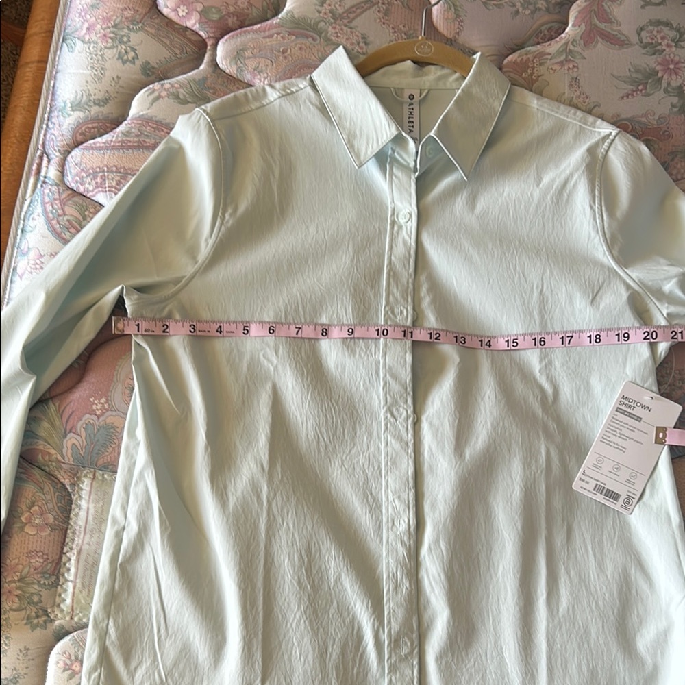 Athleta light green Button-Up Shirt